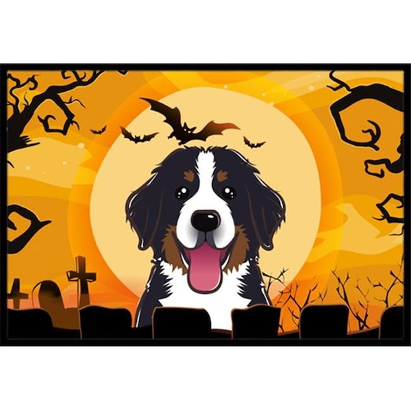 Carolines Treasures BB1795JMAT Halloween Bernese Mountain Dog Indoor & Outdoor Mat; 24 x 36 in. BB1795JMAT - main